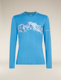 Merino 200 Oasis Long Sleeve Crew Thermal Top Remarkables Arctic - 6