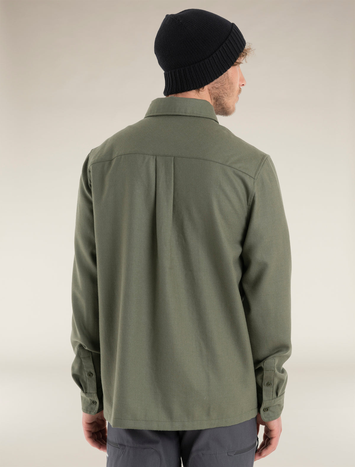 Men’s Merino 200 Dawnder Long Sleeve Flannel Shirt Loden - 2