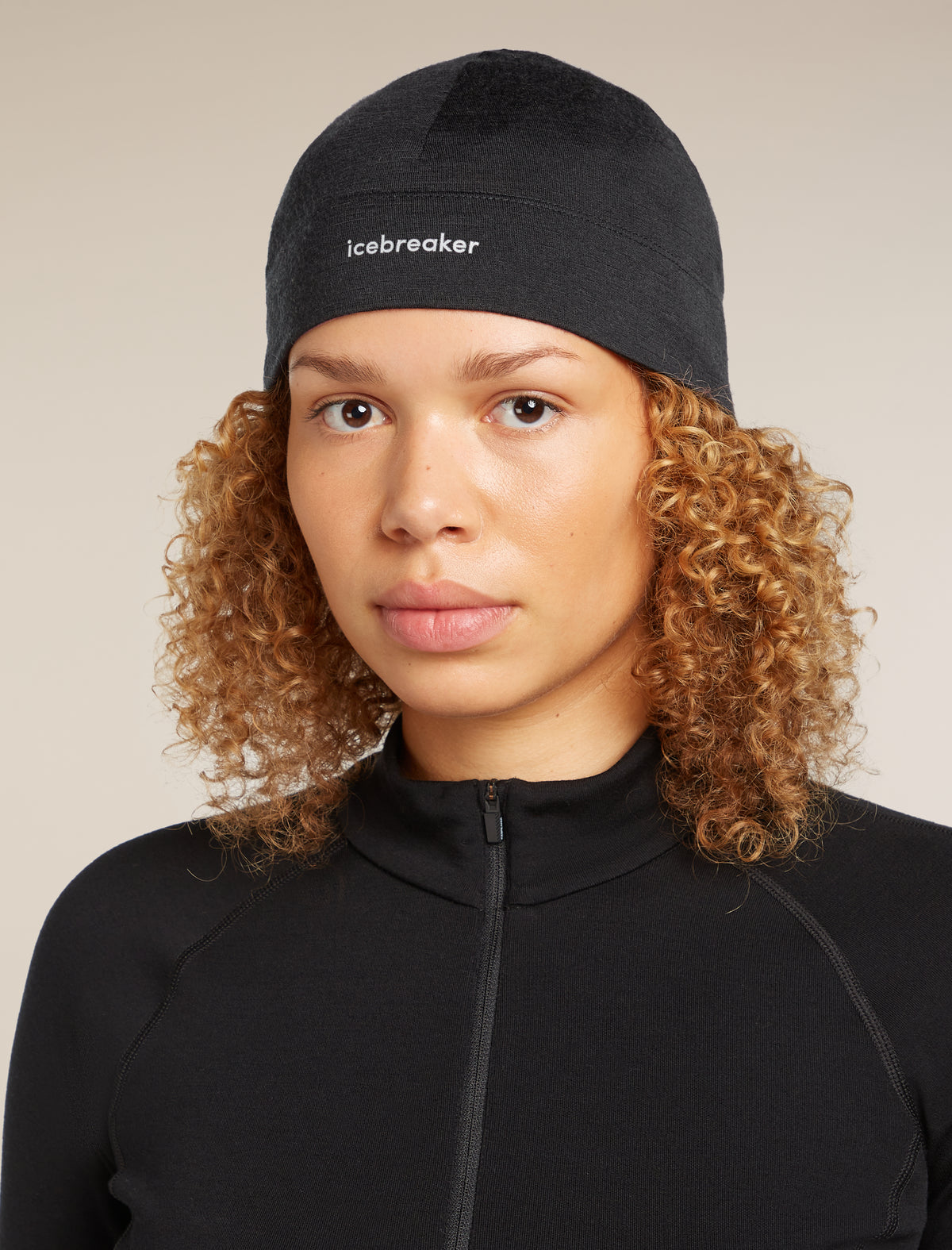 Unisex Merino 200 Oasis Beanie Black - 6