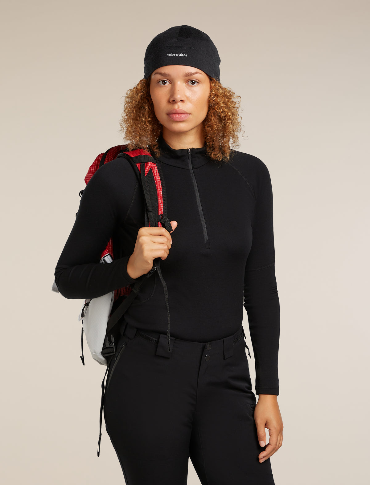 Unisex Merino 200 Oasis Beanie Black - 7