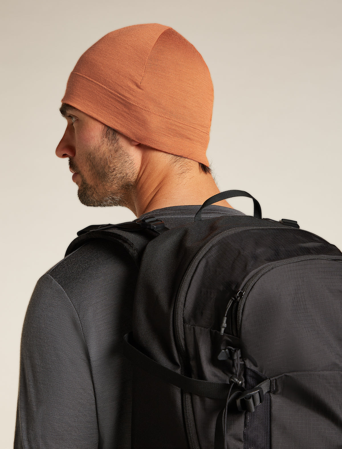 Unisex Merino 200 Oasis Beanie Dusty clay - 2