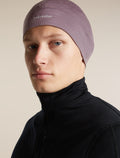 Unisex Merino 200 Oasis Beanie Grey Plum - 6