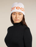 Merino Icebreaker Beanie Ecru Hthr/Spice - 2