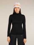 Merino Icebreaker Beanie Ecru Hthr/Spice - 3