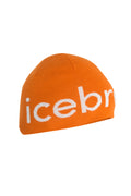 Unisex Merino Icebreaker Beanie Earth/Ecru Heather - 8