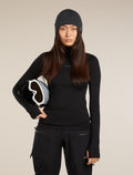 Unisex Merino 260 Ridge Beanie Black - 5