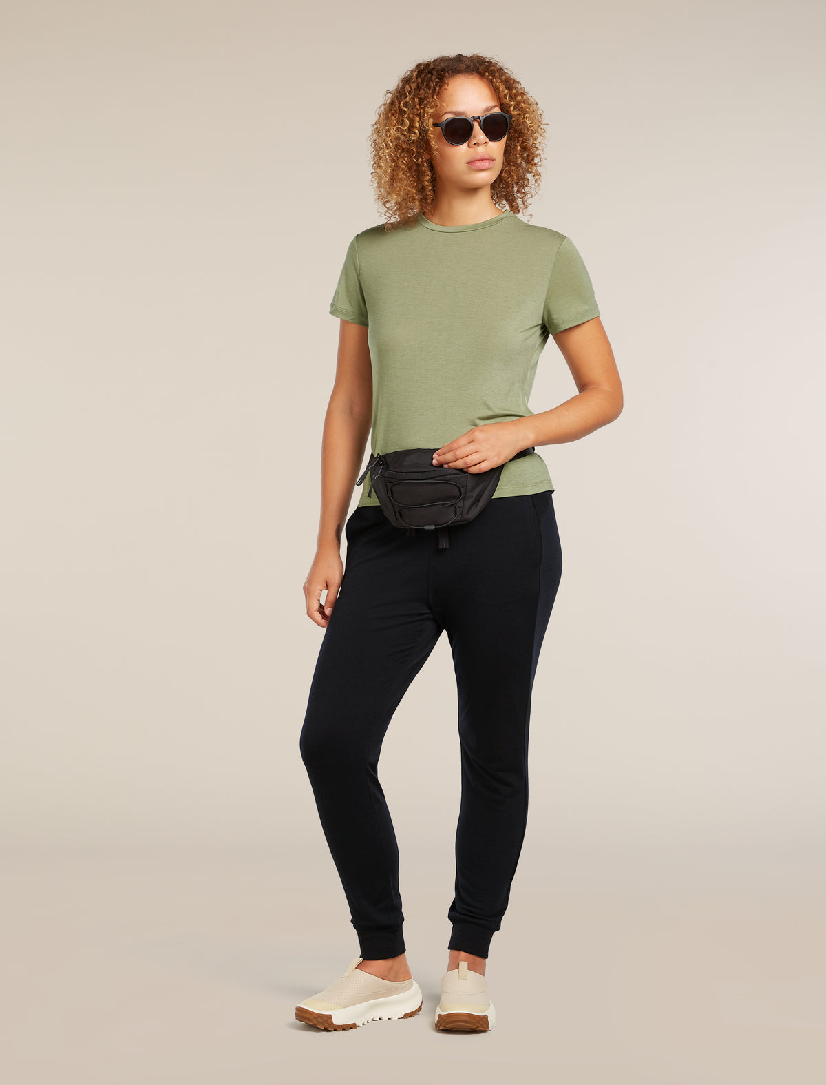 Women’s Merino Blend 200 Crush Pants Black - 4