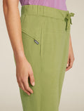 Merino Blend 200 Crush Pants Olive - 7