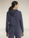 Women’s Merino Blend 200 Crush Long Sleeve Hoodie Graphite - 2