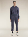 Women’s Merino Blend 200 Crush Long Sleeve Hoodie Graphite - 3