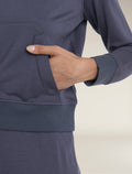 Women’s Merino Blend 200 Crush Long Sleeve Hoodie Graphite - 4