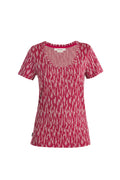 Women’s Merino 150 Tech Lite II Short Sleeve Scoop T-Shirt Glacial Flow Crystal/Electron Pink - 7