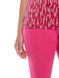 Women’s Merino 150 Tech Lite II Short Sleeve Scoop T-Shirt Glacial Flow Crystal/Electron Pink - 6