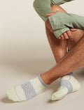 Men’s Merino Blend Run+ Ultralight Micro Socks Ashen/alloy - 2