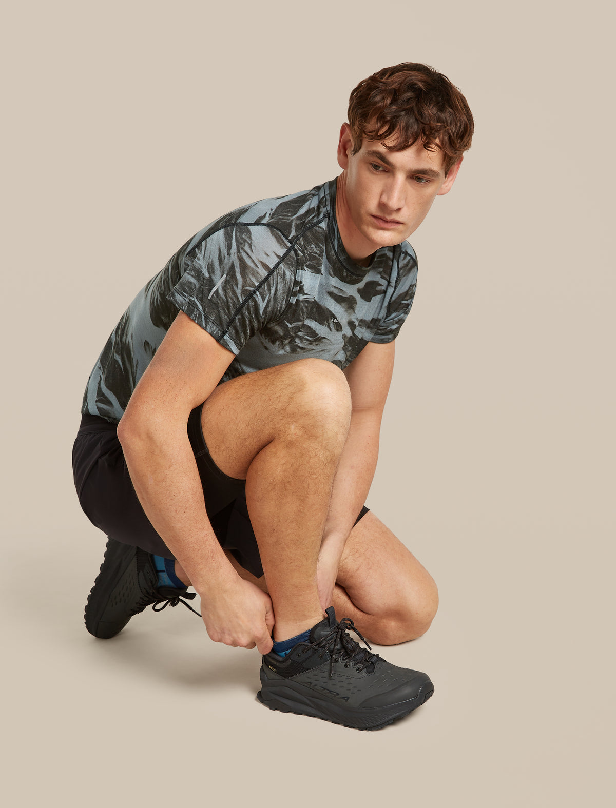 Men’s Merino Blend Run+ Ultralight Micro Arctic/Atlantis - 4