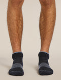 Men’s Merino Blend Run+ Ultralight Mini Socks Black/Graphite - 4
