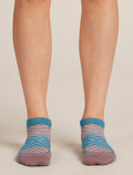 Women’s Merino Run+ Ultralight Micro Socks Summit/Topaz - 3