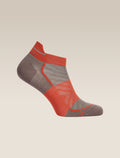 Women’s Merino Blend Run+ Ultralight Micro Porcini/Fervid - 3