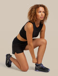 Women’s Merino Run+ Ultralight Micro Socks Black/Graphite - 3