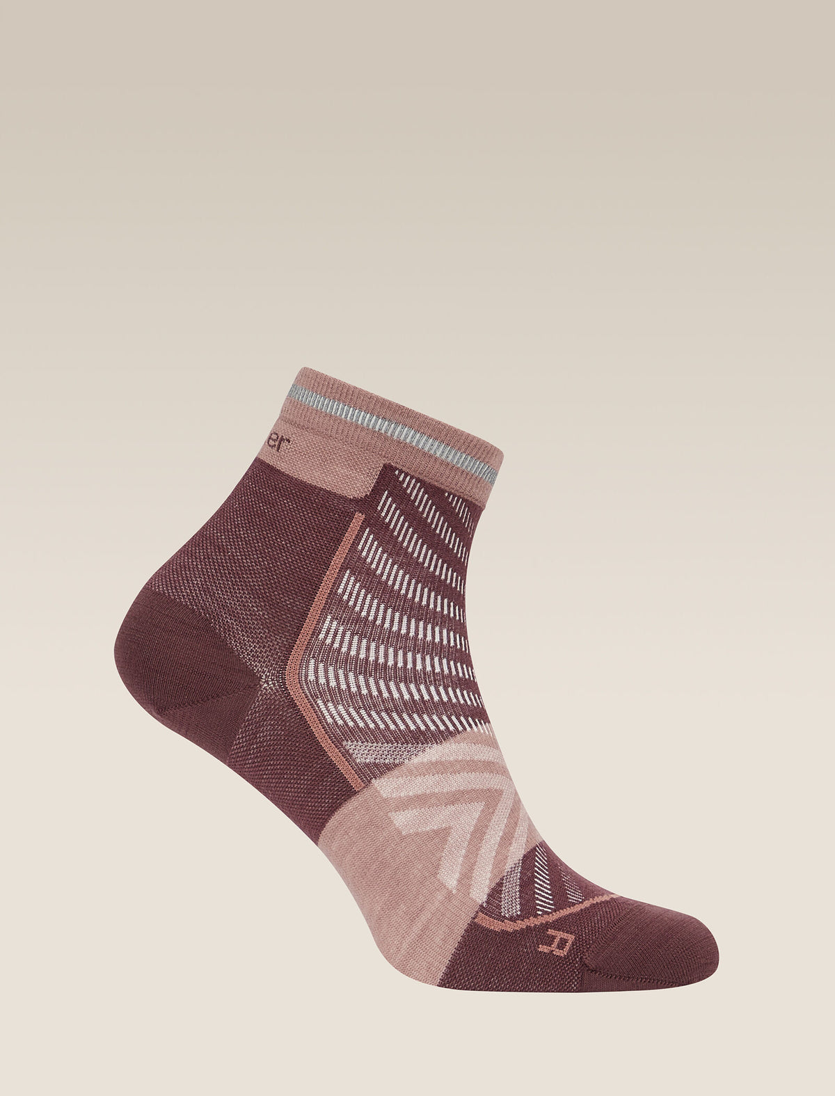 Women’s Merino Blend Run+ Ultralight Mini Socks Java/Summit - 3