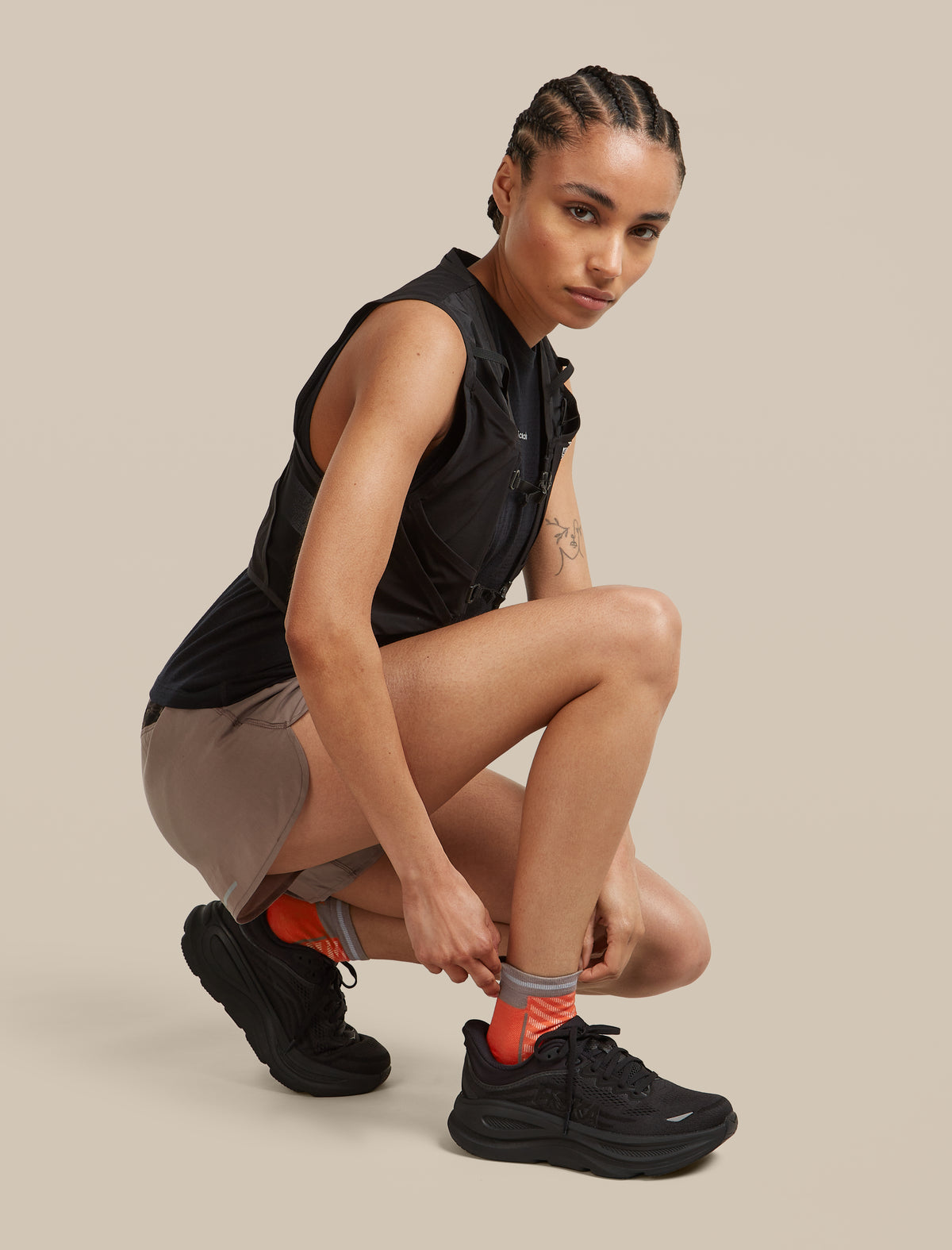 Women’s Merino Blend Run+ Ultralight Mini Fervid/Porcini - 4