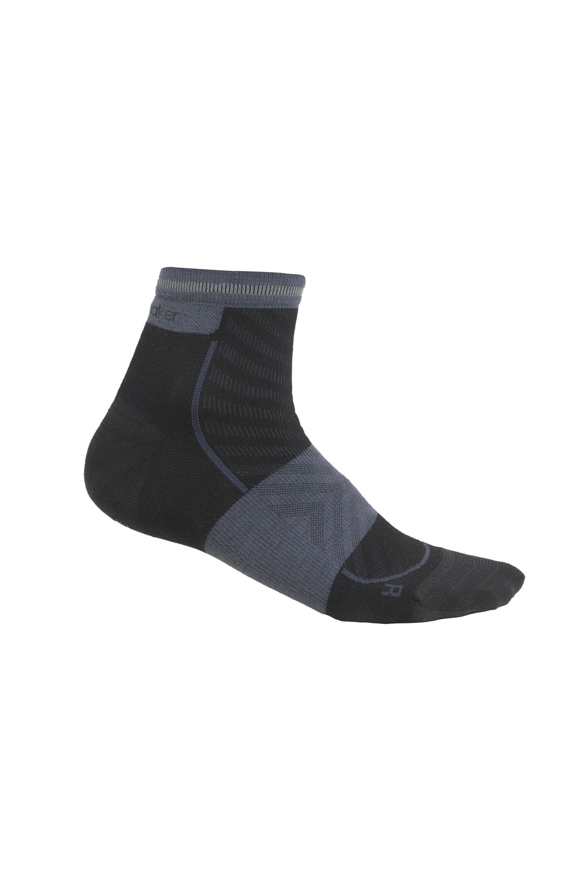 Women’s Merino Blend Run+ Ultralight Mini Socks Black/Graphite - 5