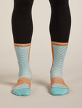 Men’s Merino Blend Run+ Ultralight Crew Socks Hydro/Trail - 3