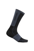 Men’s Merino Blend Run+ Ultralight Crew Socks Black/Graphite - 5