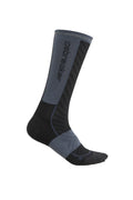 Women’s Merino Blend Run+ Ultralight Crew Socks Black/Graphite - 5