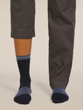 Women’s Merino Blend Run+ Ultralight Crew Socks Black/Graphite - 4