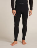 Men’s Merino Blend 260 ZoneKnit™ Seamless 27" Tights Black - 1