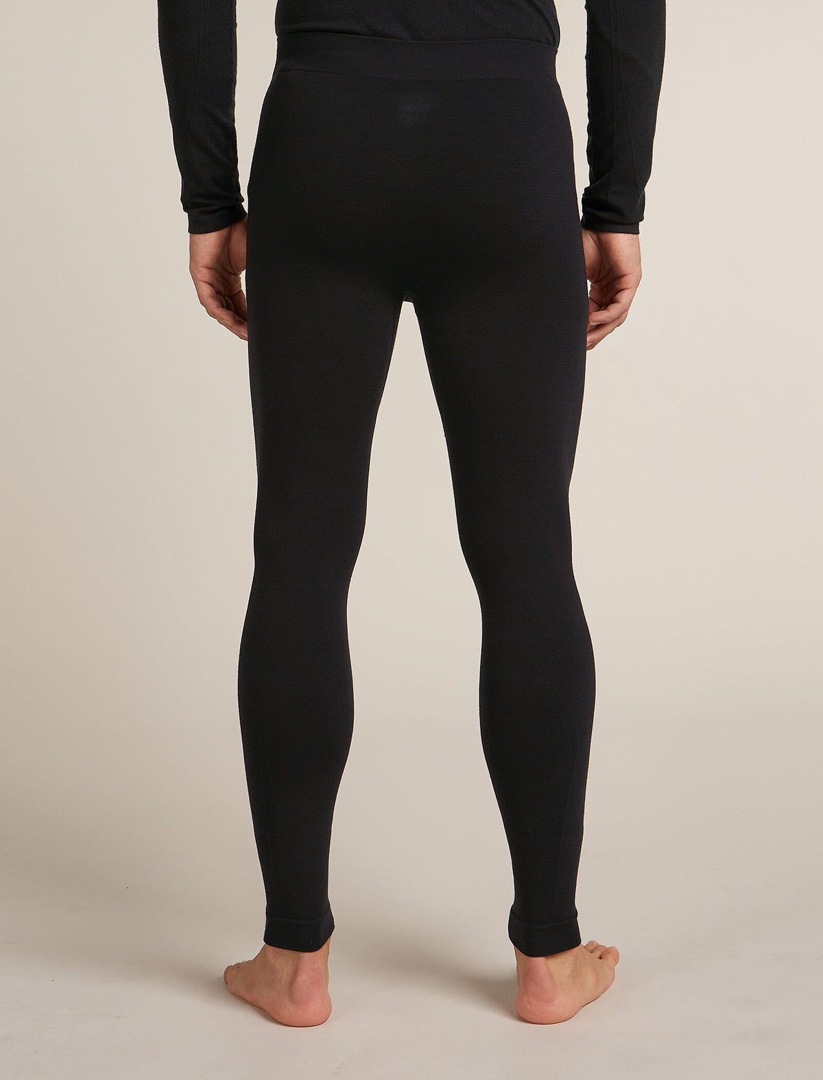 Men’s Merino Blend 260 ZoneKnit™ Seamless 27" Tights Black - 2