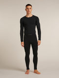 Men’s Merino Blend 260 ZoneKnit™ Seamless 27" Tights Black - 3