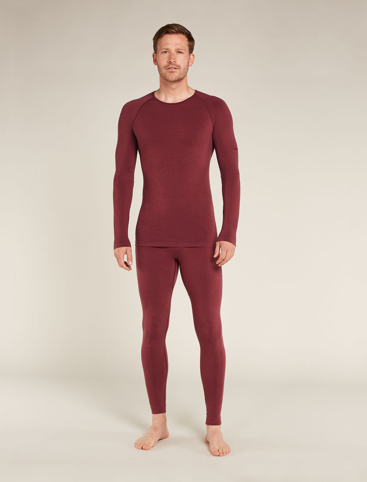 Men’s Merino Blend 260 ZoneKnit™ Seamless 27" Tights Port - 3