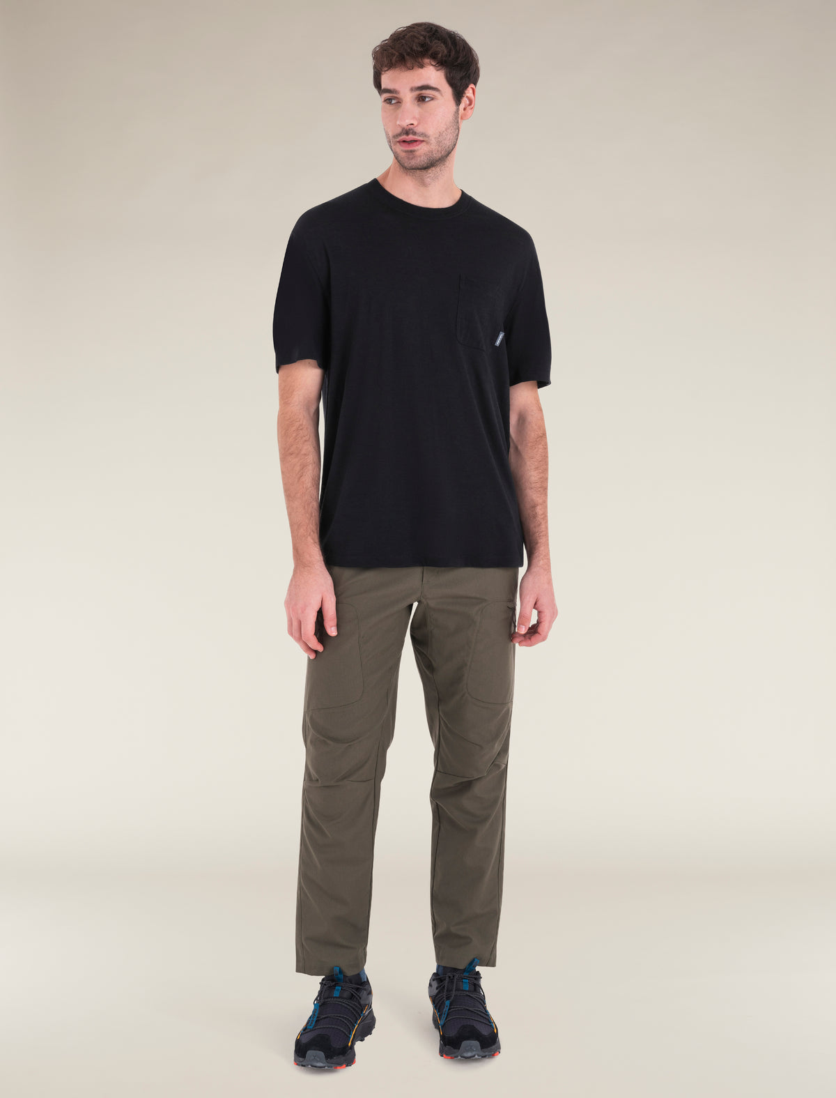 Men’s Merino 150 Tech Lite Short Sleeve Relaxed Pocket T-Shirt Black - 3