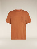 Men’s Merino 150 Tech Lite Short Sleeve Relaxed Pocket T-Shirt Dusty clay - 6