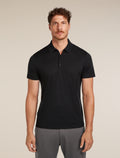 Men’s Merino 150 Tech Lite Short Sleeve Polo Black - 1