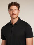 Men’s Merino 150 Tech Lite Short Sleeve Polo Black - 6