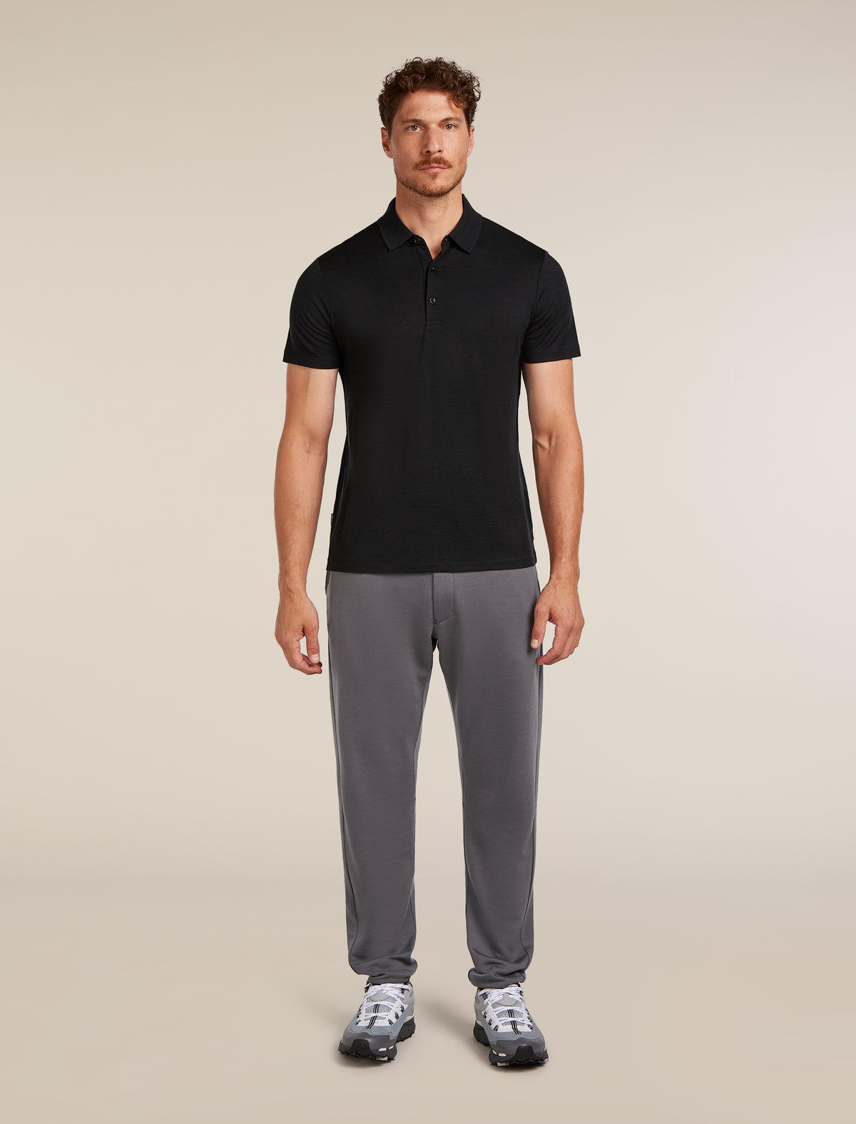 Men’s Merino 150 Tech Lite Short Sleeve Polo Black - 3