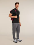 Men’s Merino 150 Tech Lite Short Sleeve Polo Black - 4