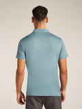 Merino 150 Tech Lite Short Sleeve Polo Blue ash - 2