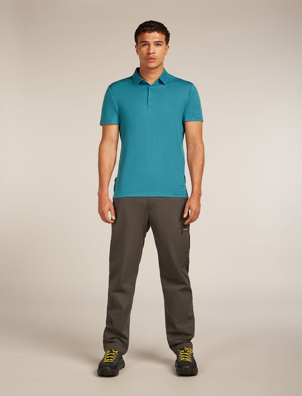 Merino 150 Tech Lite Short Sleeve Polo Topaz - 3