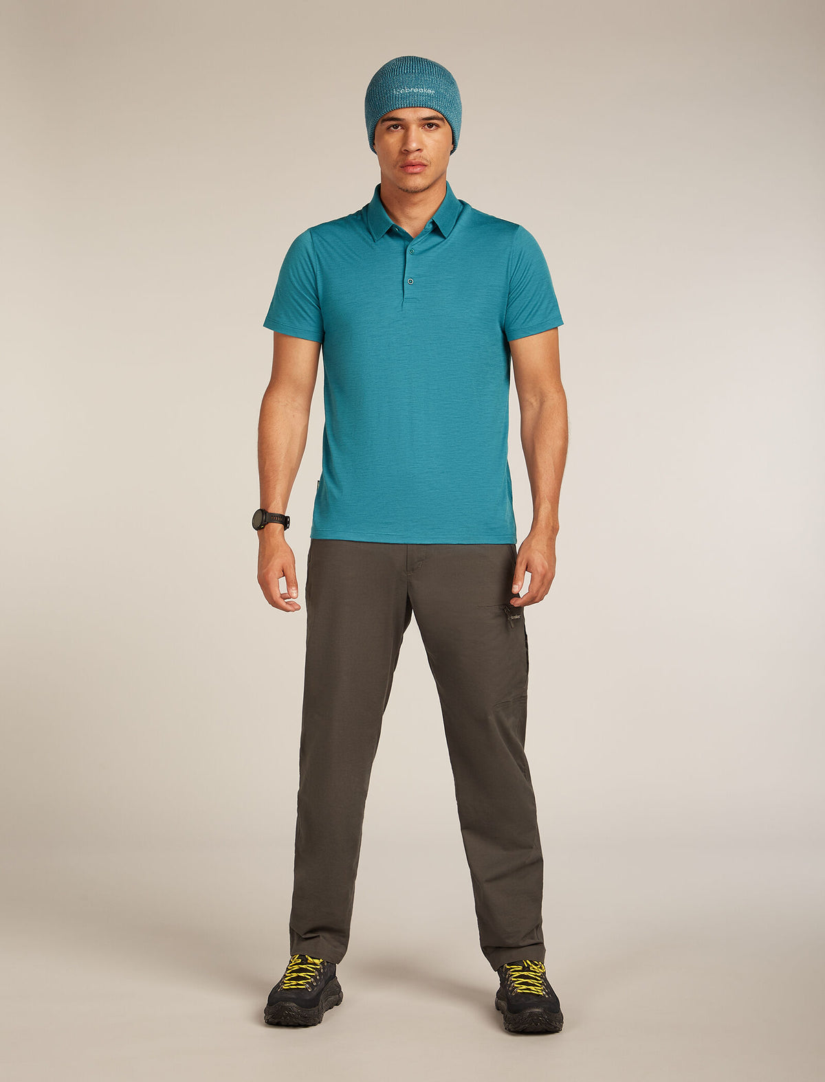 Merino 150 Tech Lite Short Sleeve Polo Topaz - 4