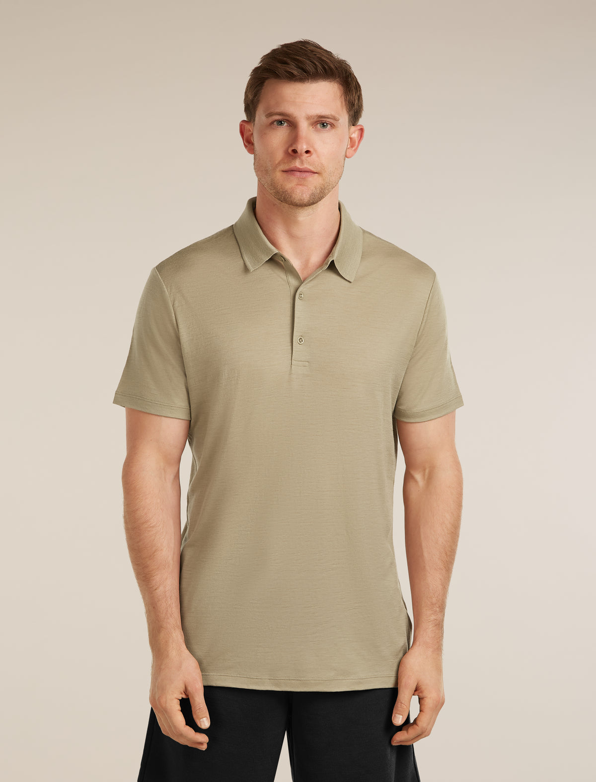 Men’s Merino 150 Tech Lite Short Sleeve Polo Flagstone - 1