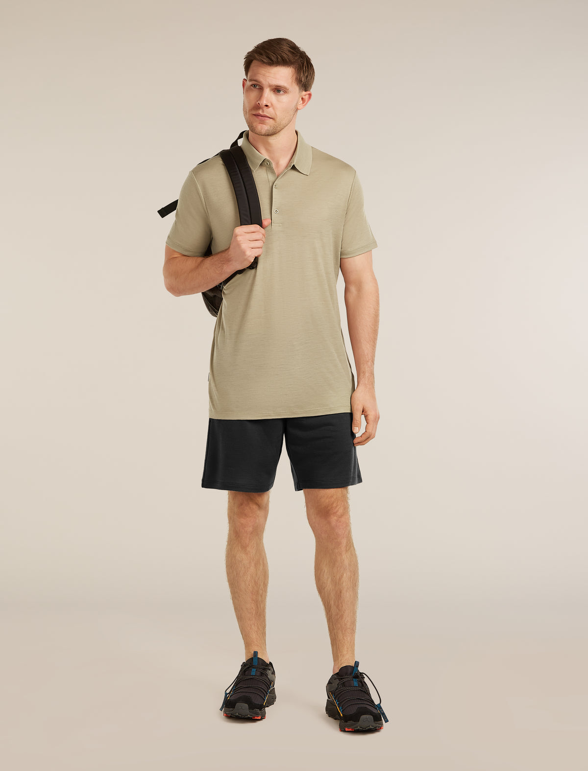 Men’s Merino 150 Tech Lite Short Sleeve Polo Flagstone - 4