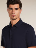 Men’s Merino 150 Tech Lite Short Sleeve Polo Glacier - 6