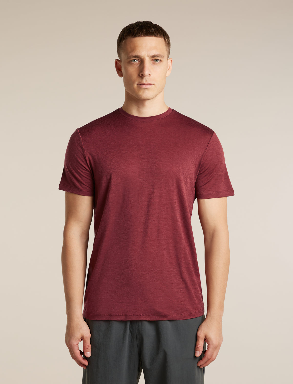 Men’s Merino 150 Tech Lite Short Sleeve T-Shirt Port - 1