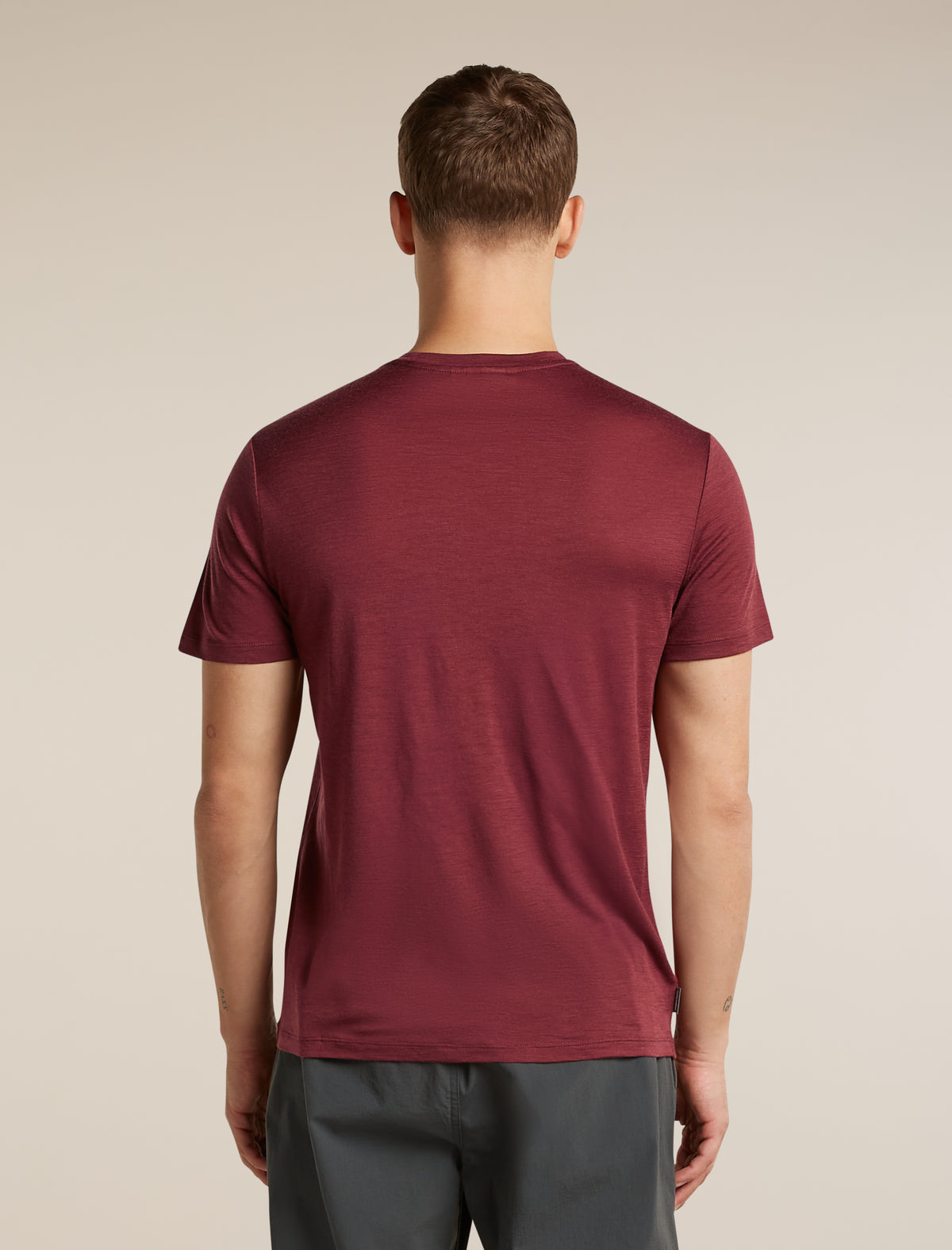 Men’s Merino 150 Tech Lite Short Sleeve T-Shirt Port - 2