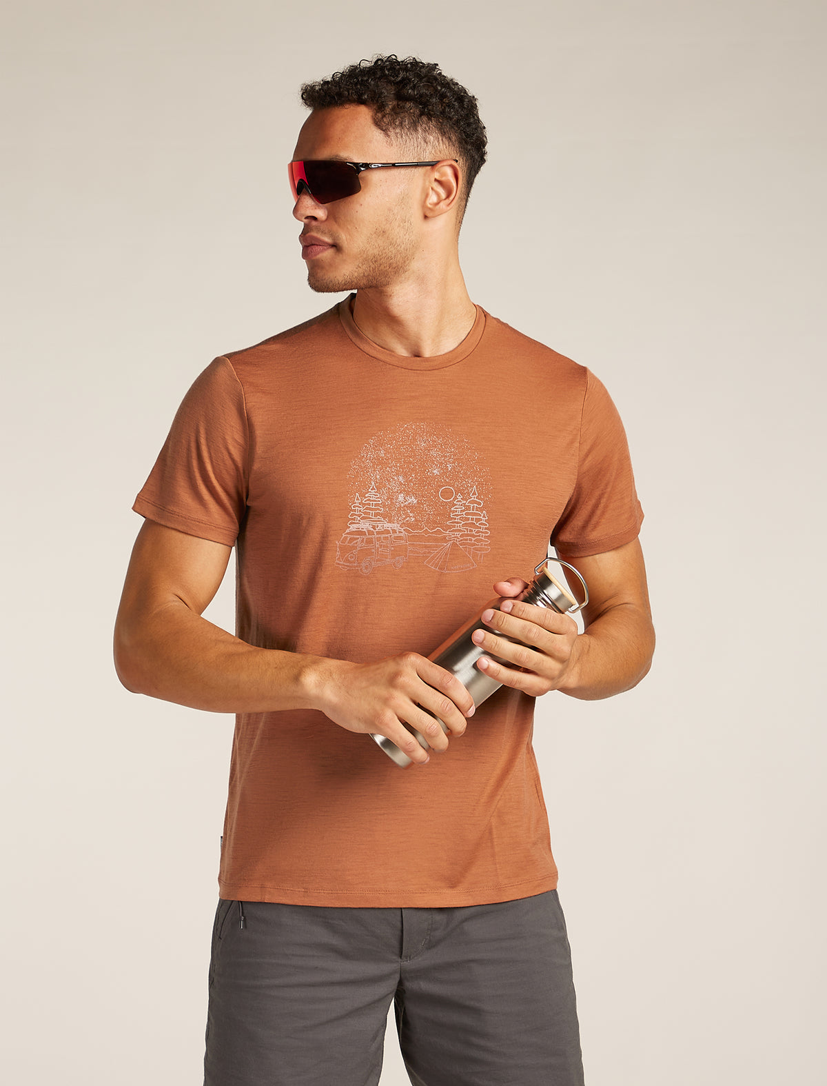 Men’s Merino 150 Tech Lite Short Sleeve T-Shirt Van Camp Dusty clay - 4