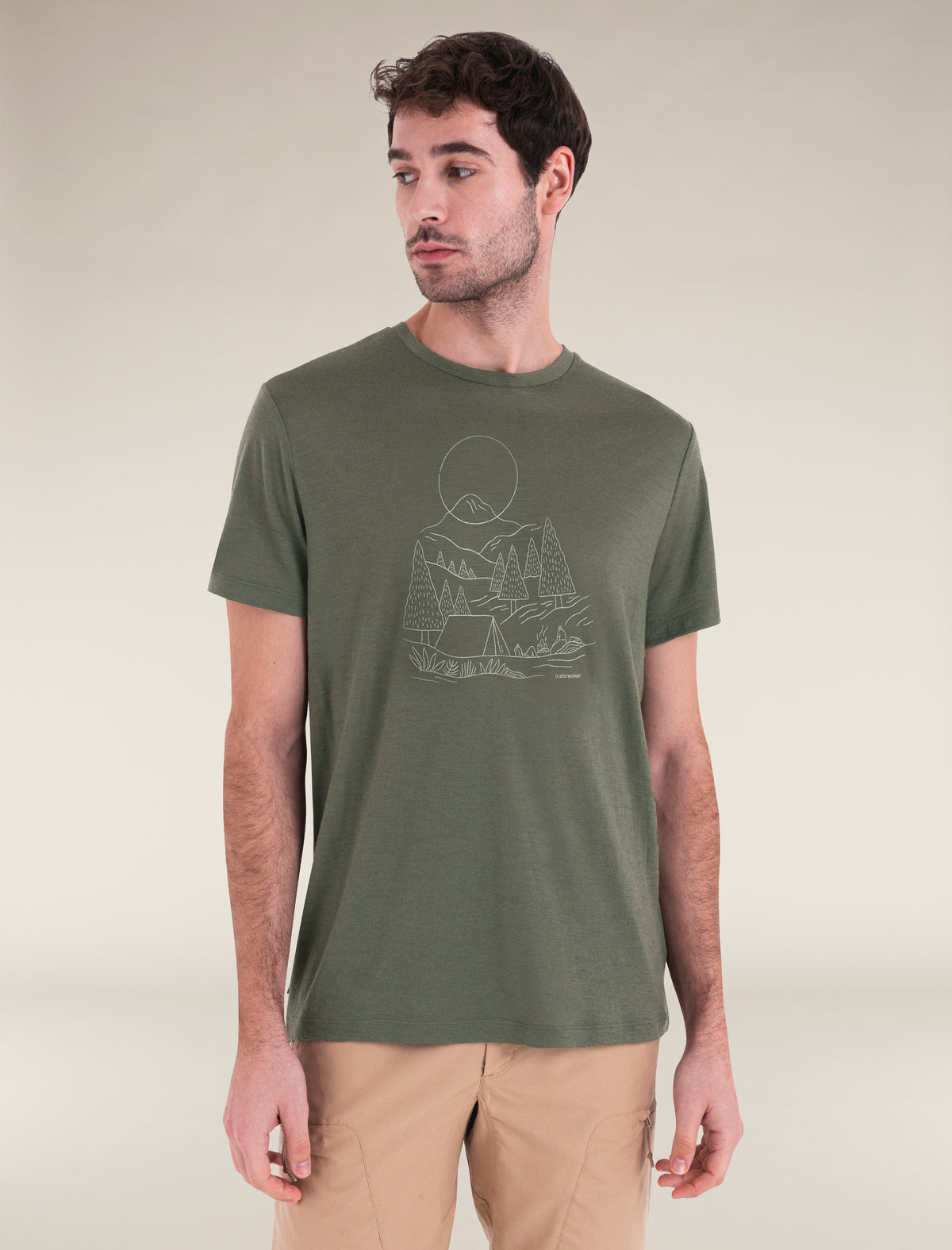 Men’s Merino 150 Tech Lite III T-Shirt Sunset Camp Loden - 1